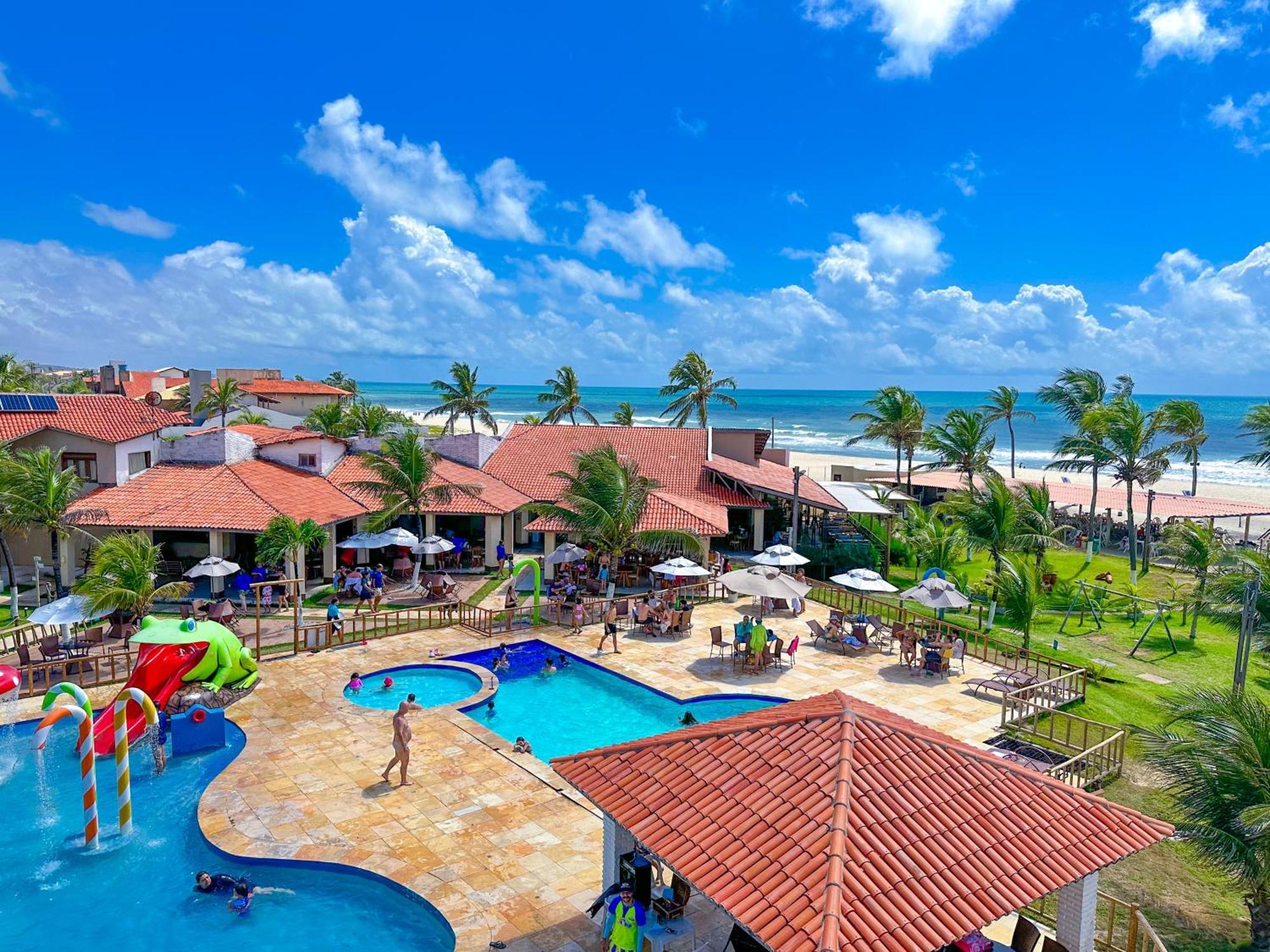 Jangadeiro Praia Hotel Resort - Pe Na Areia Aquiraz Esterno foto
