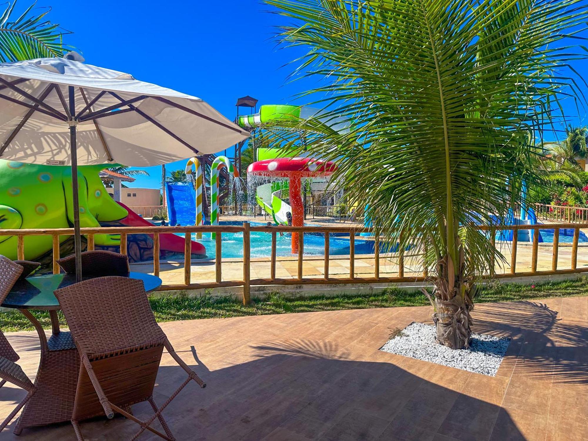 Jangadeiro Praia Hotel Resort - Parque Aquatico E Pe Na Areia Aquiraz Esterno foto